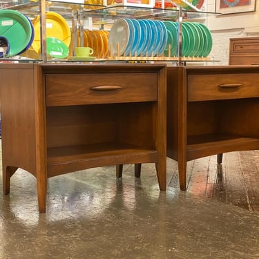 Broyhill Emphasis Nightstands (Pair), Circa 1960s - *Please ask for a shipping quote before you buy. 