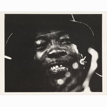 Vintage Postcard John Lee Hooker Post Card Italy 