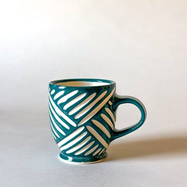 12oz Zulu Mug - Midnight Cyan