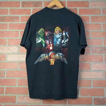 Vintage Y2k 00s Double Sided Capcom Soul Calibur IV ORIGINAL Video Game Tee - Extra Large 