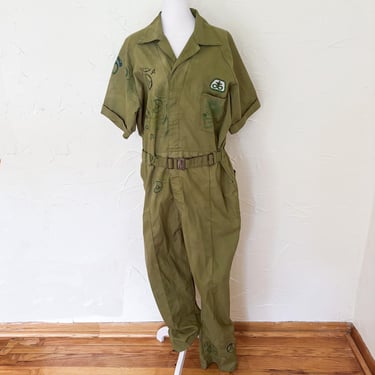 Vintage Flyer's Coveralls Air Force Flight Suit - | Flying