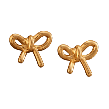 Goldie Bow Stud Earrings