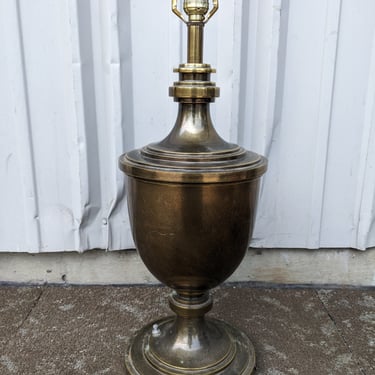 Vintage Urn Brass Lamp - No Cord