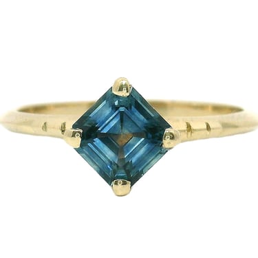 The Jjok - .96 ct. Asscher Montana Sapphire Ring