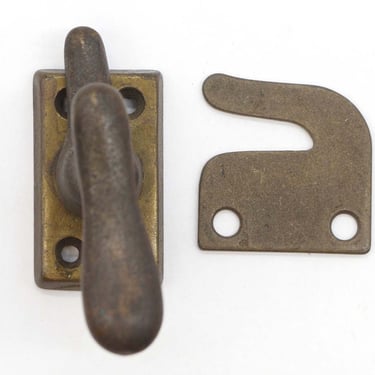 Vintage Bronze Plated Steel Window Casement Latch