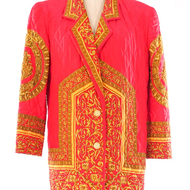 Baroque Printed Silk Jacket