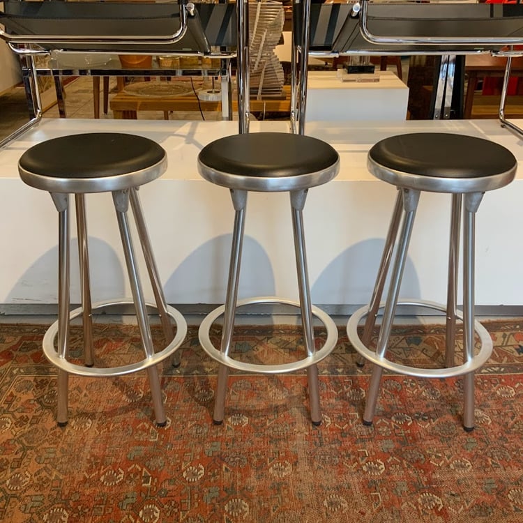 Indecasa Aluminum Counter Stools (Set of 3) 