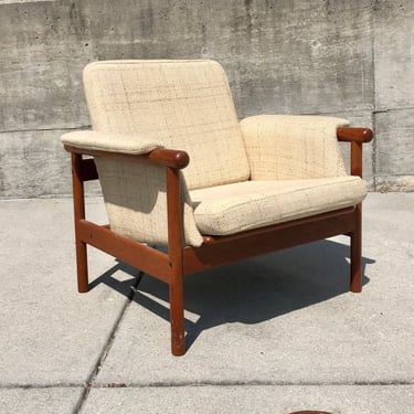 Vintage Danish Easy Chair Designed by Illum Wikkelsø for Koefoeds Møbelfabrik 