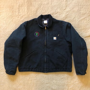 90s Carhartt Detroit Black Large XL 