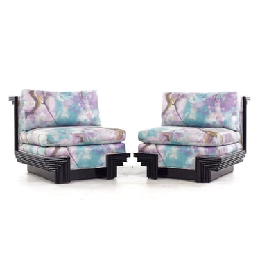 Art Deco Lounge Chairs - Pair 