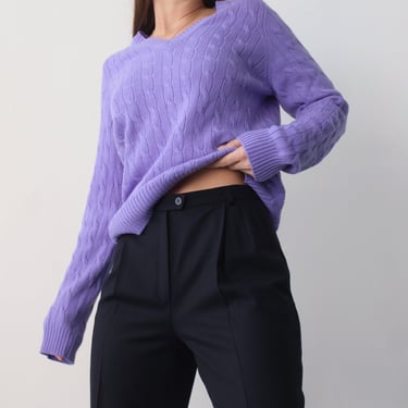 90s Amethyst Cashmere Sweater