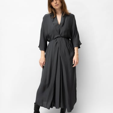 Tie Waist V-Neck Tunic Dress