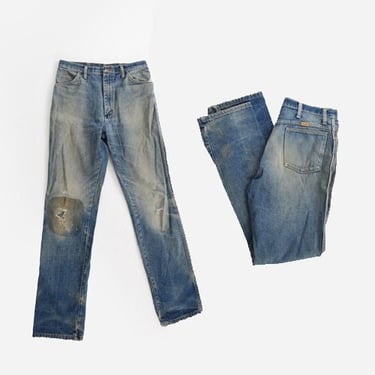 90s Rustler distressed blue Denim jeans 33 x 35 