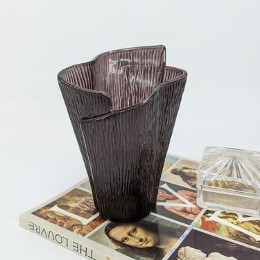 Purple Glass Vase 