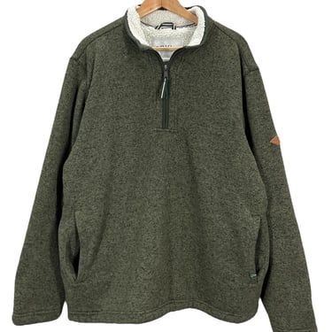 Orvis Green Fleece Sherpa Lined Jacket XL