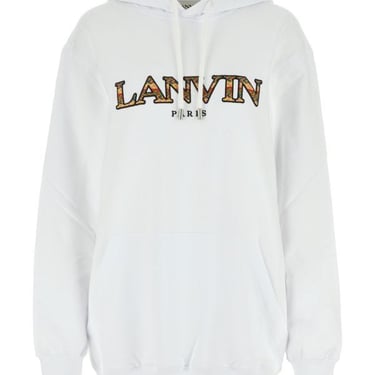 Lanvin Woman White Cotton Sweatshirt