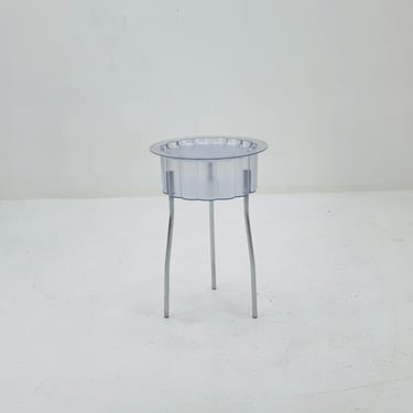 Vintage plastic /metal Hatten side table by Ehlen Johansson for IKEA 