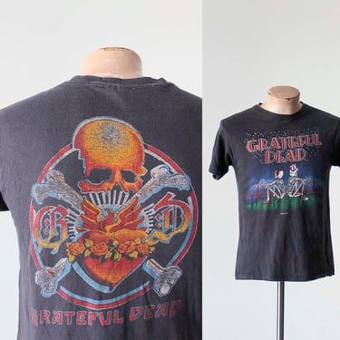 Vintage Grateful Dead Tshirt / Double Sided 80s Grateful Dead Tee / Rick Griffin Golden Gate Bridge Grateful Dead Tshirt Small 