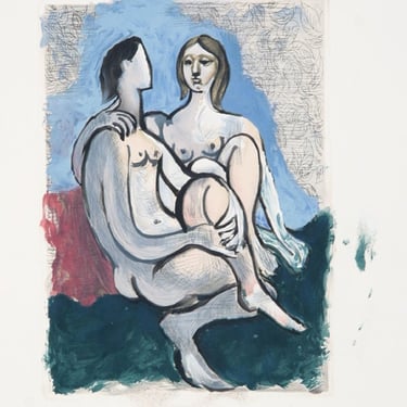 La Couple, Pablo Picasso (After), Marina Picasso Estate Lithograph Collection 