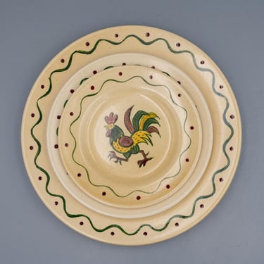 Metlox Poppytrail California Provincial Dinner, Salad or Bread Plate | Vintage California Pottery Mid Century Modern Dinnerware 
