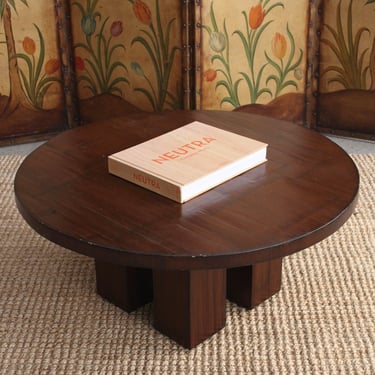 Low Round Coffee Table