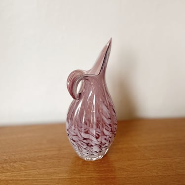 Wisteria Blown Glass Abstract Art Vase