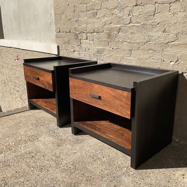 Pair of Crate & Barrel Nightstands