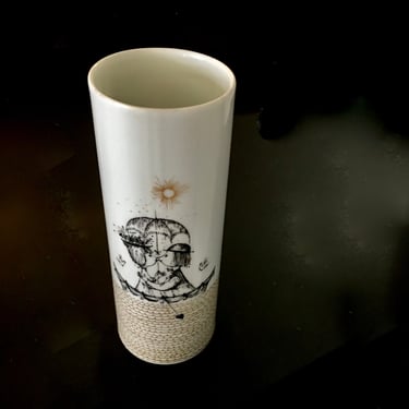 A Vintage Rosenthal Mid Century Porcelain 100 Anniversary Vase 1979 