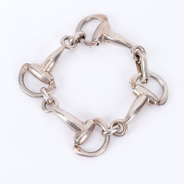 Sterling Silver Horsebit Bracelet