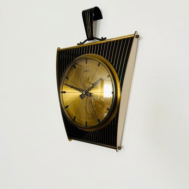 Mid-Century Modern Wall Clock by Atlanta Electric | 1950s 