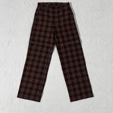 X-Girl Skater Pants Ombré Plaid Wide Leg Pants Size 2 Dept 1