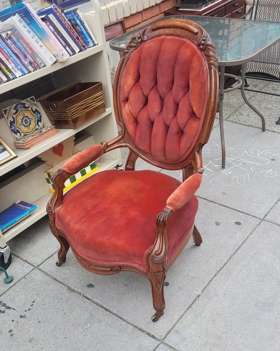 Victorian Chair Walnut
