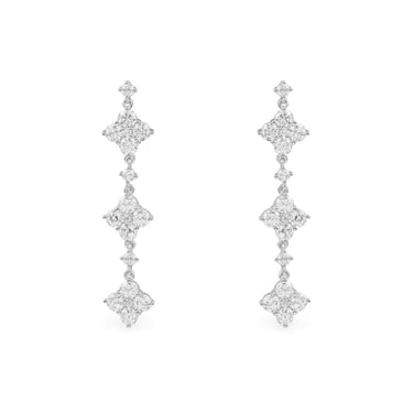 Apm Monaco Women Lumiere Spark drop crystal earrings