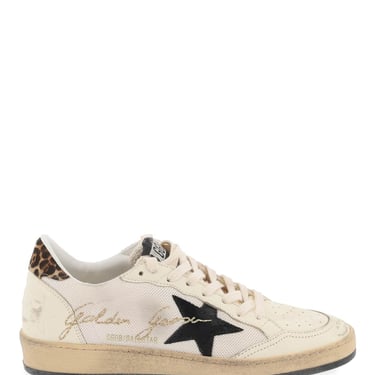 Golden Goose Leather And Mesh Ball Star Sneakers In Women