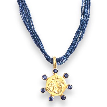 Iolite Mermaid Necklace