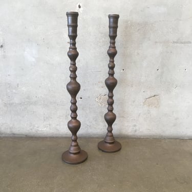 Pair of Moroccan Candlesticks