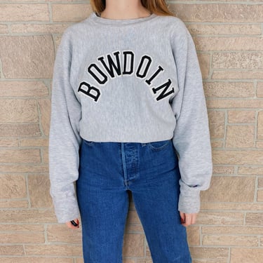 Vintage Champion Reverse Weave Bowdoin College Sweater 