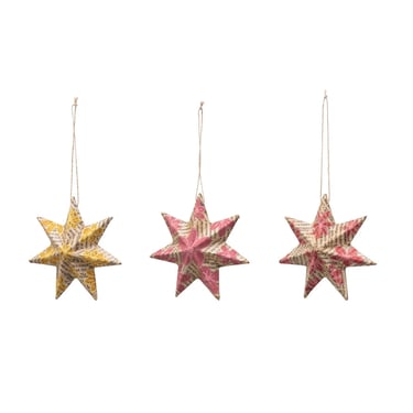 CCO Paper Mache Star Ornament