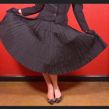 1950s Perma Pleat Full Skirt by Rosecrest New York 
