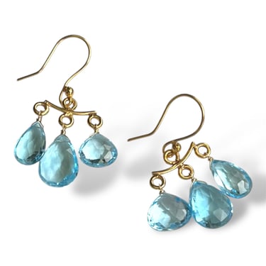 Gemstone Teardrop Earring, 4 gemstone options