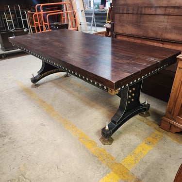 Rustic Deco® 'Brunel' Industrial Table