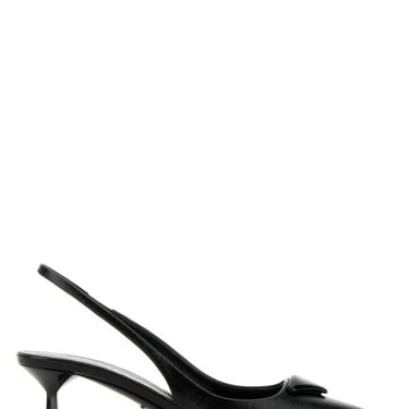 Prada Women Black Leather Pumps