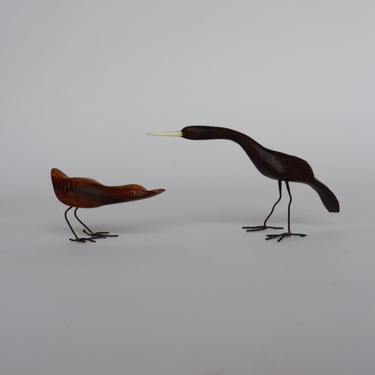 Rosewood Pair of Birds