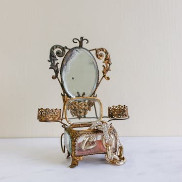turn of the century French dressing table bijoux casket