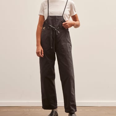 Kapital Light Canvas Welder Overall, Black