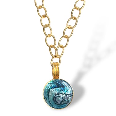 Blue Abalone Necklace