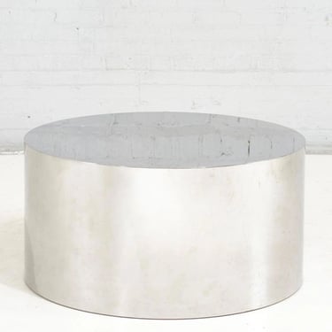 Chrome Drum Coffee Table by Milo Baughman for Thayer Coggin, 1960