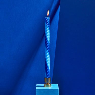 Rope Candle Sticks by Lex Pott - Blue (2 pack)