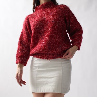 Vintage Chunky Speckled Sweater