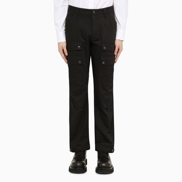 Burberry Black multi-pocket trousers